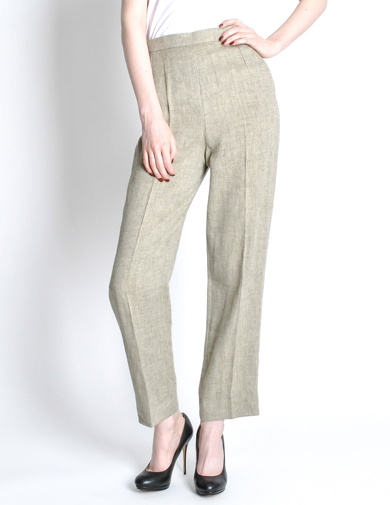 Hermès Linen Trouser Pant – Amarcord Vintage Fashion
