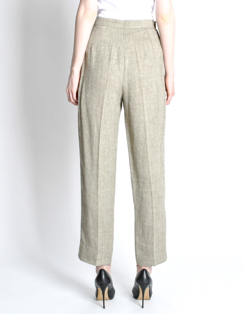 Hermès Linen Trouser Pant – Amarcord Vintage Fashion