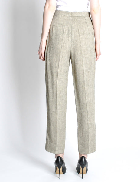 Hermès Linen Trouser Pant - Amarcord Vintage Fashion
 - 6