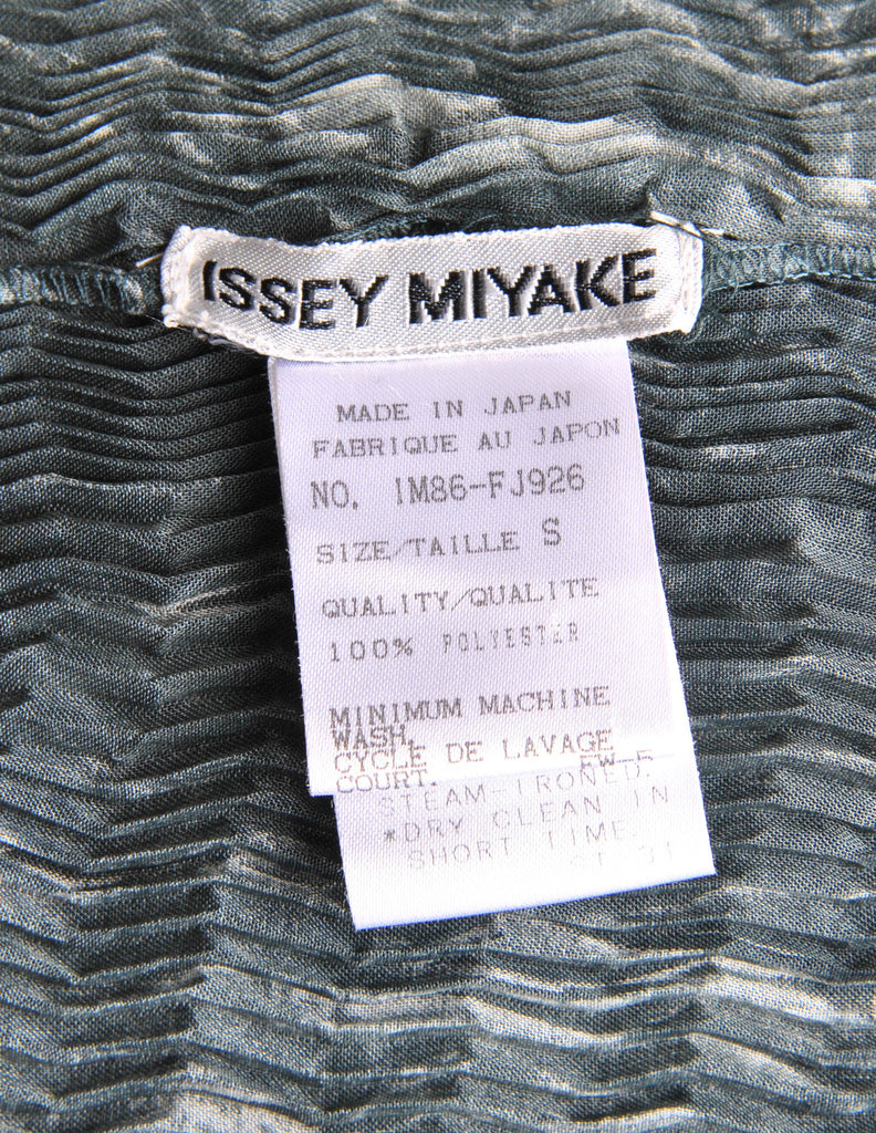 1970's issey miyake 特殊加工 シワ 伸縮 ブロック 立体 - 小物