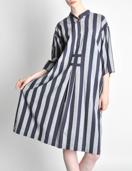 Issey Miyake Plantation Vintage Striped Dress