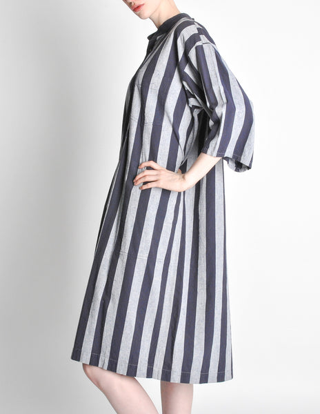 Issey Miyake Plantation Vintage Striped Dress
