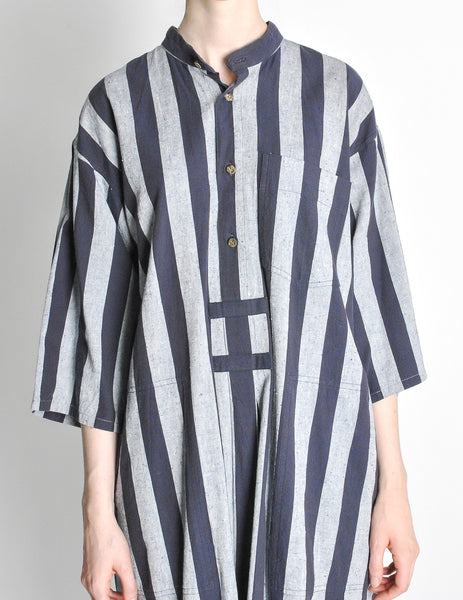 Issey Miyake Plantation Vintage Striped Dress