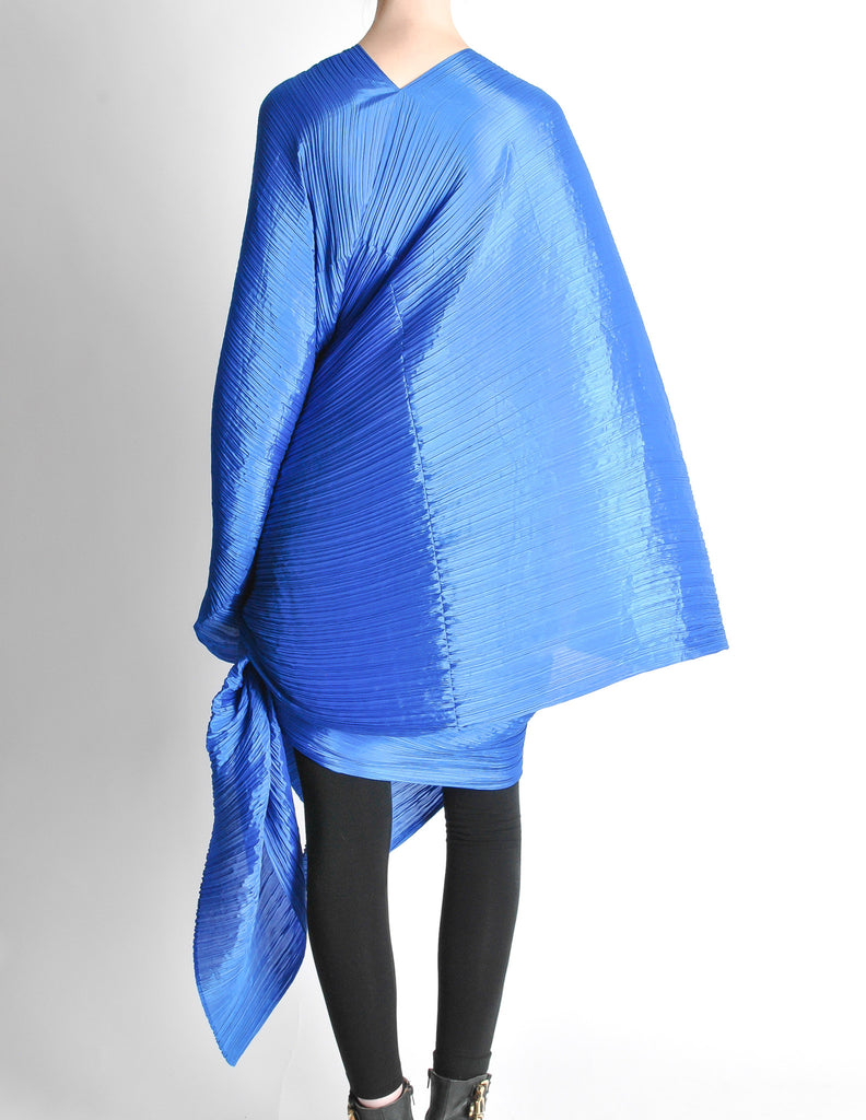 Issey Miyake Pleats Please Vintage Blue Pleated Multi-Functional