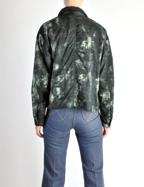 Issey Miyake Vintage Blue & Green Wash Jacket