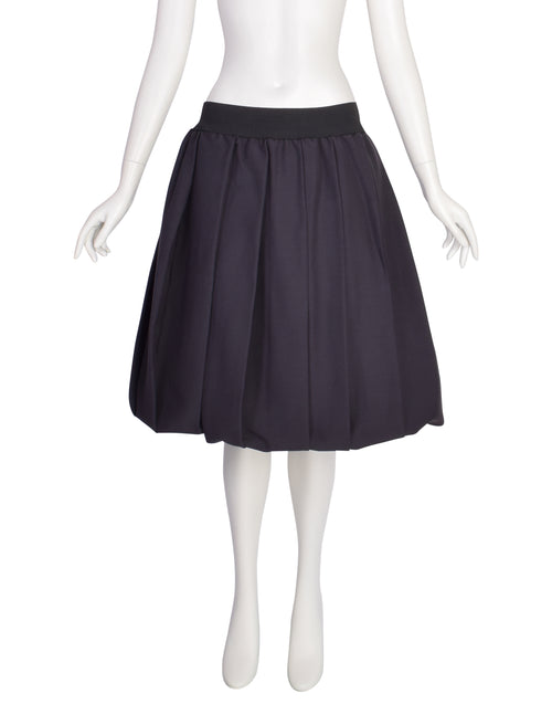 Jean Paul Gaultier Vintage 1980s Charcoal Black Wool Convertible 