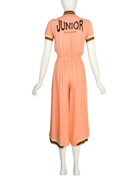 Jean Paul Gaultier Vintage SS 1990 'Junior Gaultier' Peach Jumpsuit