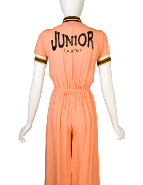 Jean Paul Gaultier Vintage SS 1990 'Junior Gaultier' Peach Jumpsuit