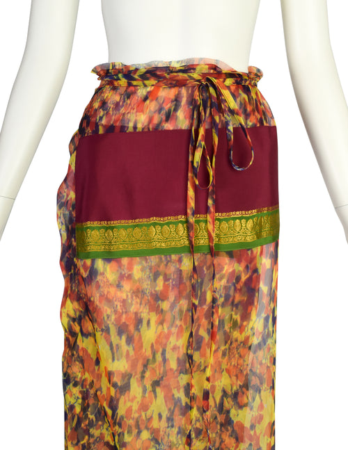 Jean Paul Gaultier Vintage SS 1997 Multicolor 'Tortoise' Print Sheer W –  Amarcord Vintage Fashion