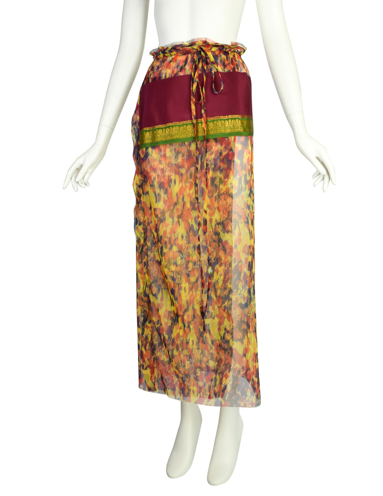 Jean Paul Gaultier Vintage SS 1997 Multicolor Tortoise Print