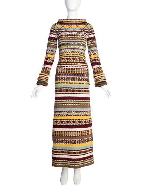 Sequin Wool Dress, Authentic & Vintage