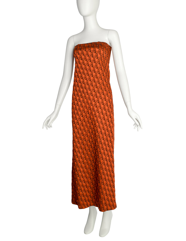 jean paul gaultier orange dress Treasures of NYC
