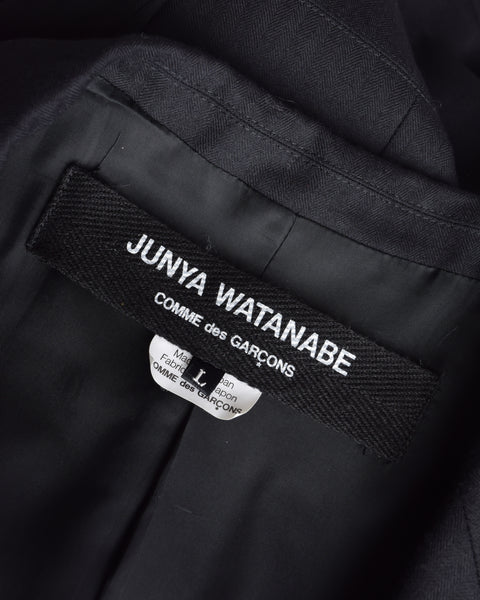 Junya Watanabe Comme des Garcons Vintage Black Tailored Deconstructed ...