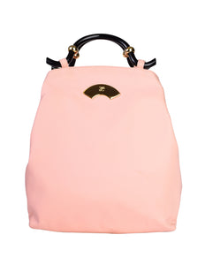 Karl Lagerfeld Vintage Pink Nylon Bag with Curved Handle