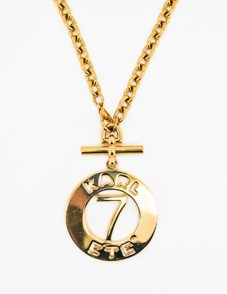 Brooklyn Padlock Necklace, Strength / Gold