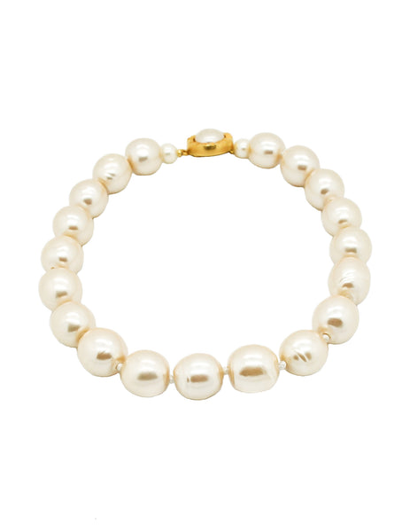 Karl Lagerfeld Vintage Large Pearl Necklace