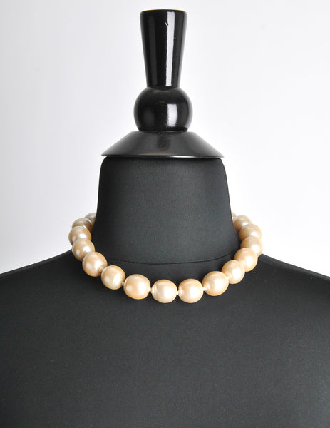 Karl Lagerfeld Vintage Large Pearl Necklace