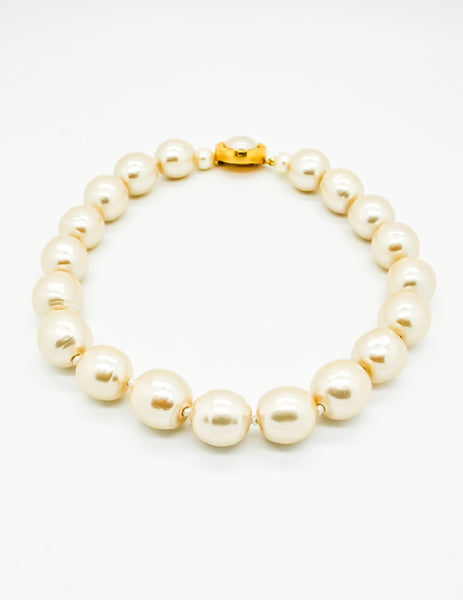 Karl Lagerfeld Vintage Large Pearl Necklace