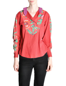 Kenzo Vintage Floral Print Long Sleeve Top