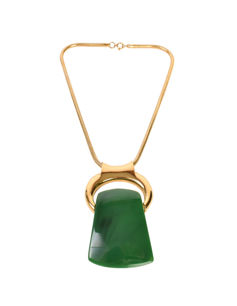 Lanvin Vintage 1970s Exceptional Modernist Interchangeable Pendant Necklace Set
