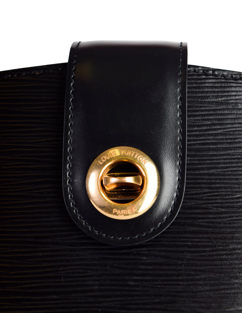 Louis Vuitton Vintage Louis Vuitton Black Epi Leather Sac De Paul
