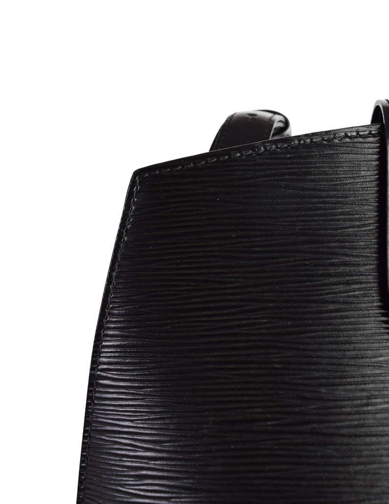LOUIS VUITTON Hina PM Calf Leather Tote Shoulder Bag Black