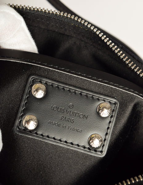 Louis Vuitton Vintage 2002 by Marc Jacobs Conte de Fees Black Monogram Satin Pochette Bag