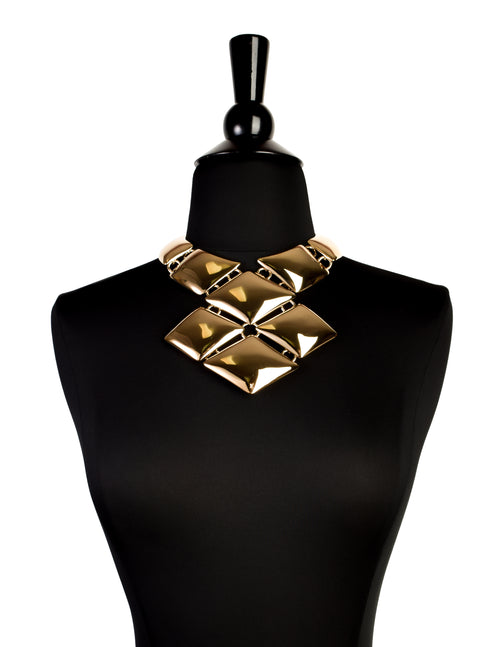 Louis Vuitton Vintage Gold Diamond Shaped Malletage Massive Statement –  Amarcord Vintage Fashion