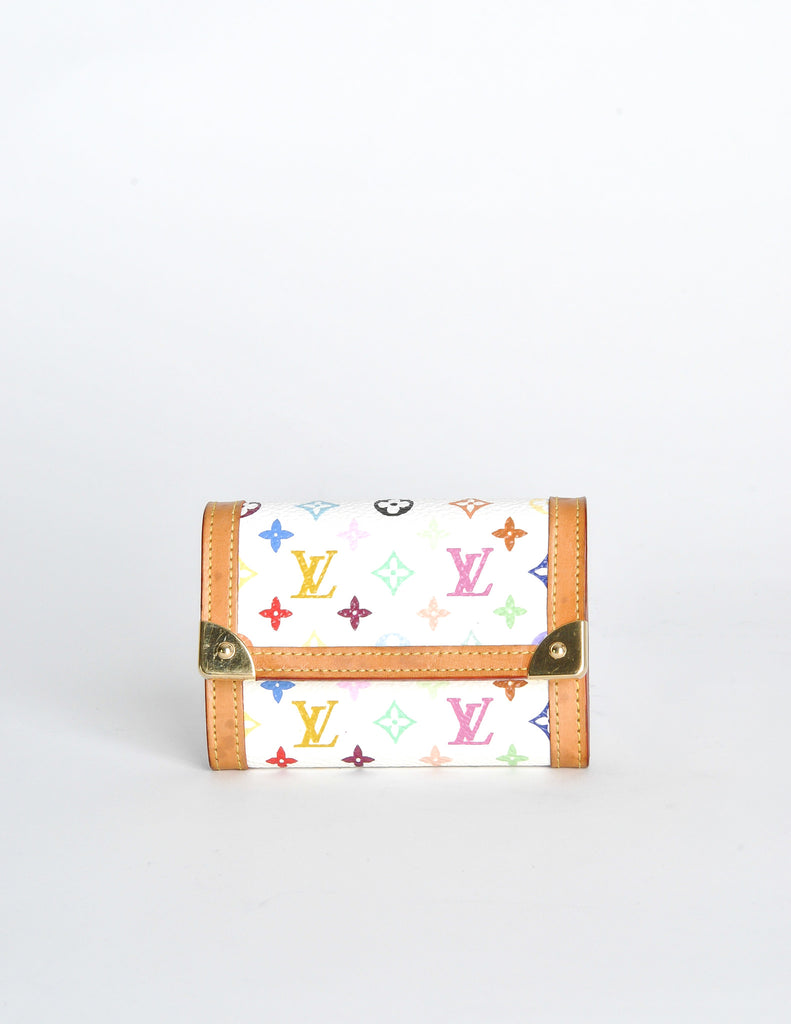 Louis Vuitton White Multicolor Monogram Trifold Sarah Wallet International  For Sale at 1stDibs  louis vuitton multicolor wallet, louis vuitton sarah  wallet inside, lv monogram trifold wallet