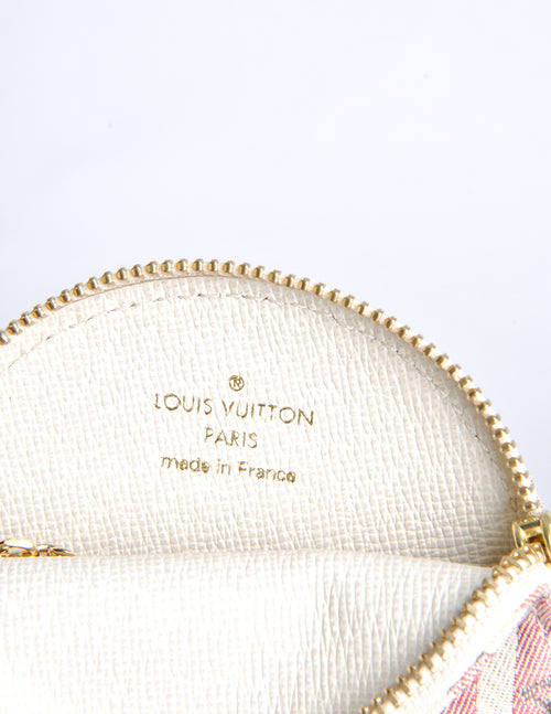 Louis Vuitton Key Pouch Damier Azur White/Blue