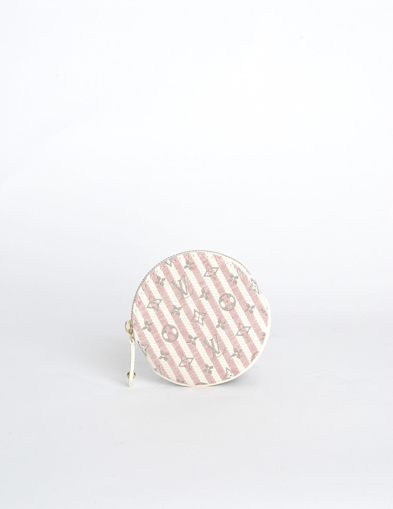 Louis Vuitton Striped Monogram Coin Purse Wallet