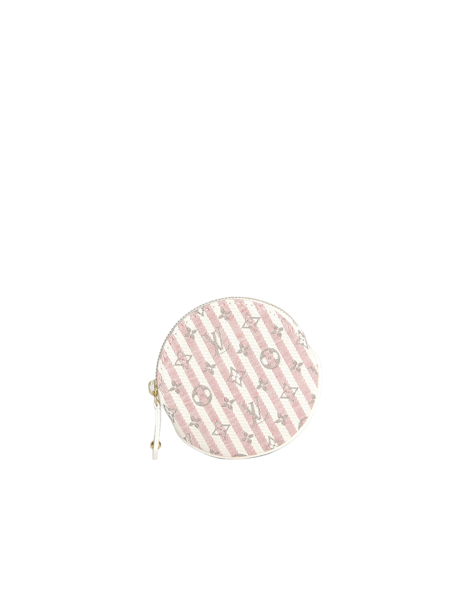 Louis Vuitton Striped Monogram Coin Purse Wallet