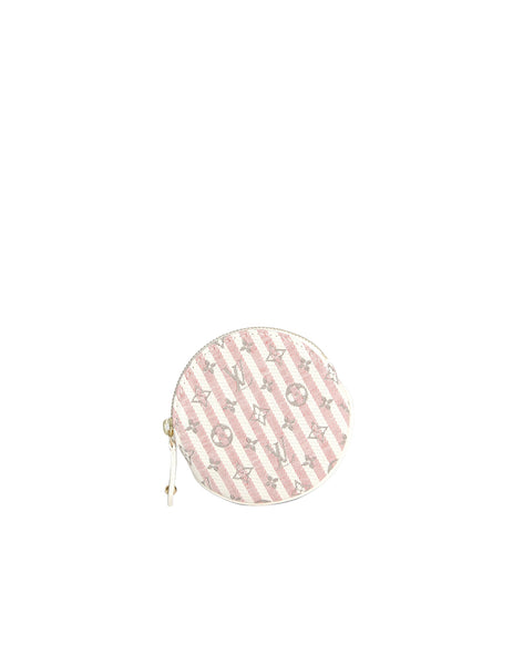 Louis Vuitton Striped Monogram Coin Purse Wallet