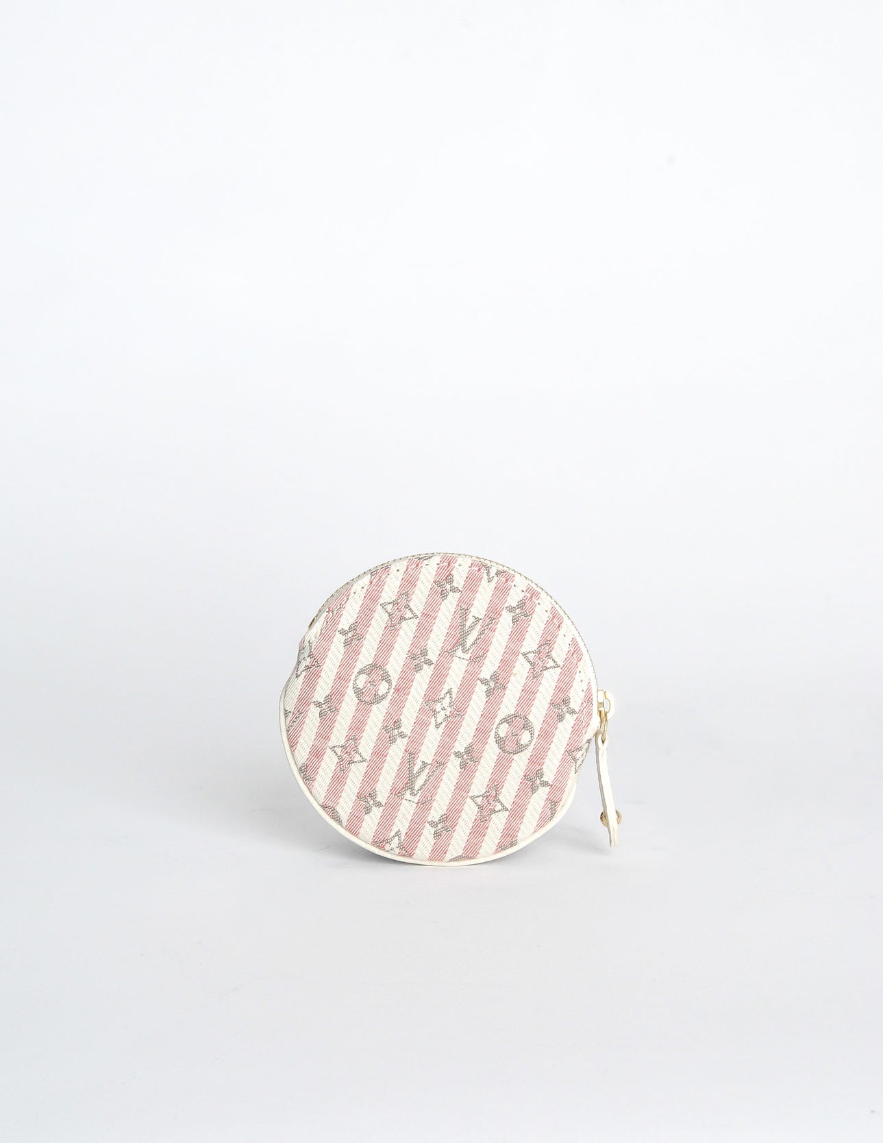 Louis Vuitton Striped Monogram Coin Purse Wallet