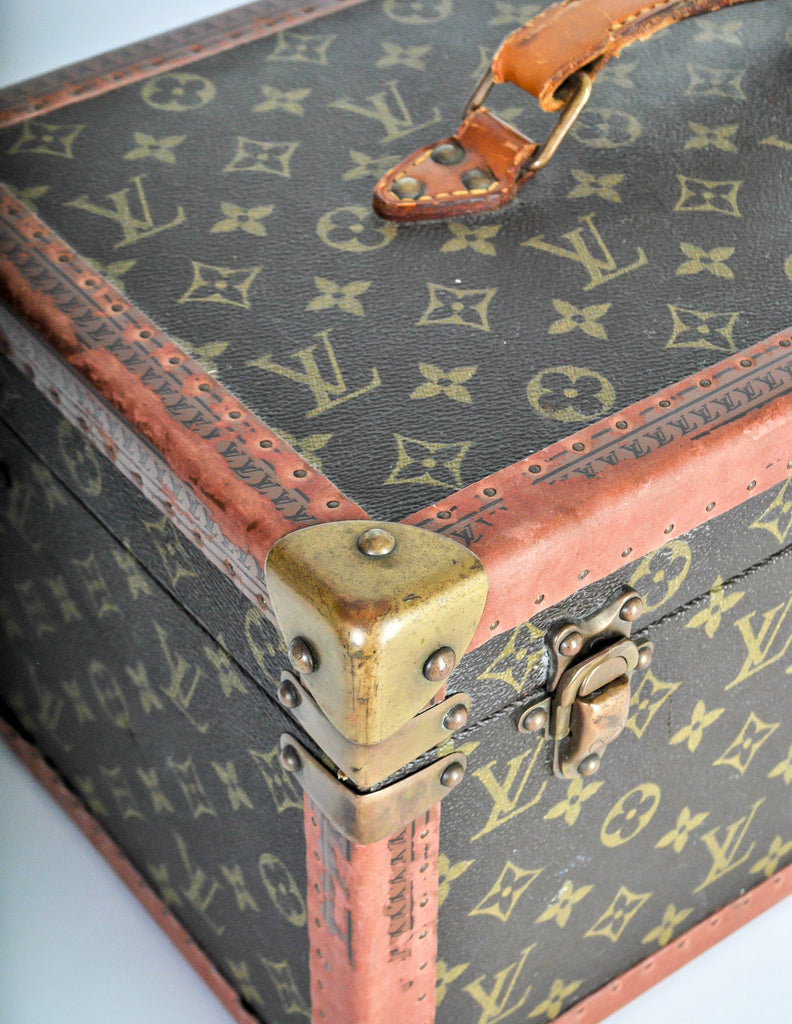 Louis Vuitton Vintage Monogram Train Case Amarcord Vintage Fashion