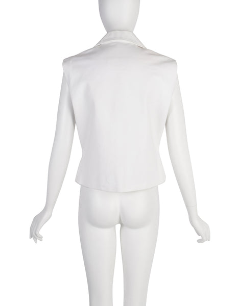 Maison Martin Margiela Vintage AW 1994 'A Doll's Wardrobe' White Sleeveless Vest Top