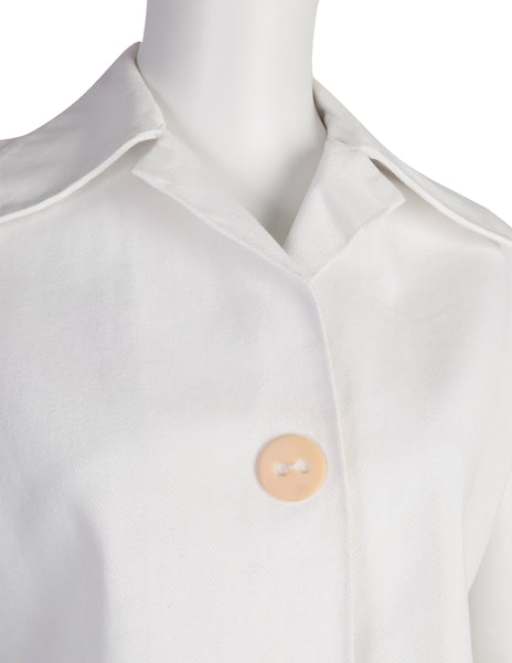 Maison Martin Margiela Vintage AW 1994 'A Doll's Wardrobe' White Sleeveless Vest Top