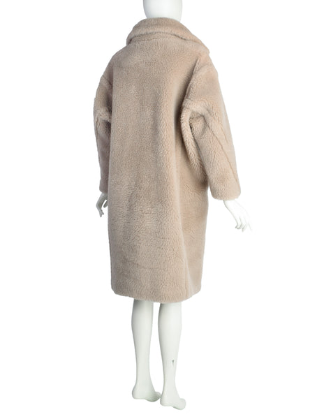 Max Mara Beige Teddy Bear Icon Coat