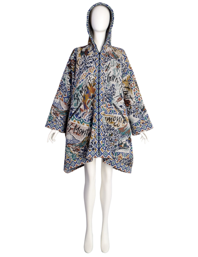 Hooded alpine sweater coat outlet