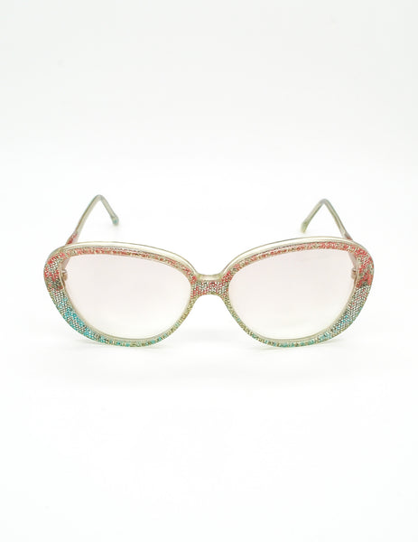 Missoni Vintage Pastel Lace Sunglasses