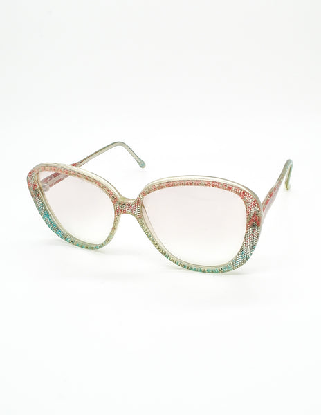 Missoni Vintage Pastel Lace Sunglasses