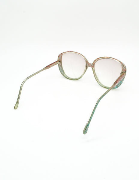 Missoni Vintage Pastel Lace Sunglasses