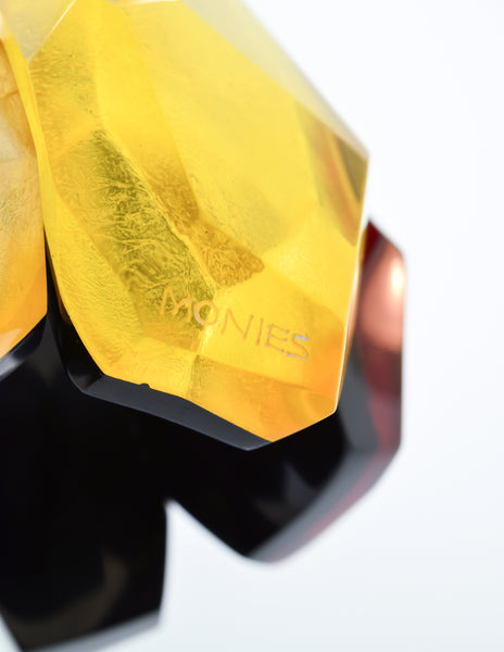 Monies Vintage 1990s Oversized Colorful Faceted Gem Bracelet