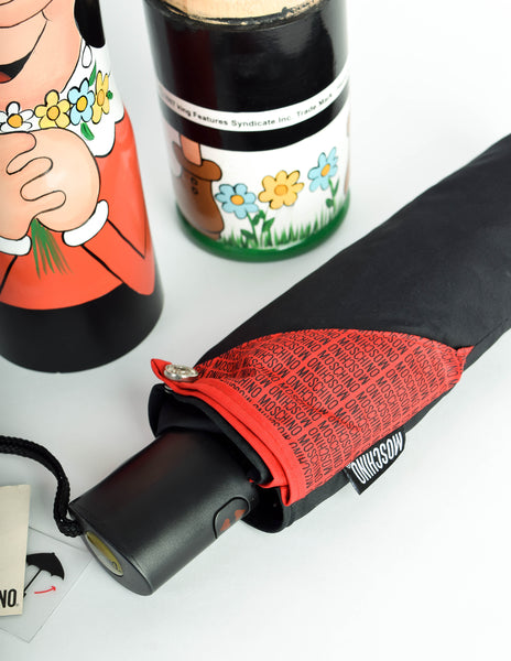 Moschino Olive Oyl Matryoshka Style Case and Logo Umbrella Set