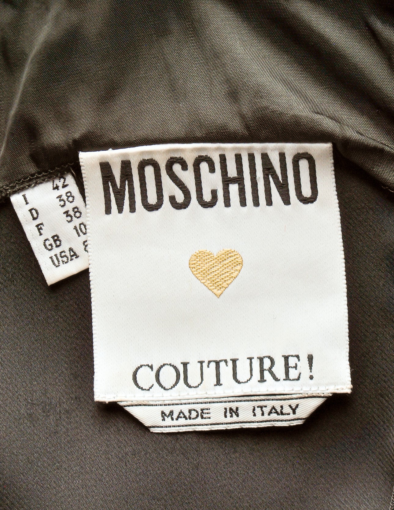 Moschino Vintage Black and Gold CIAO! Top