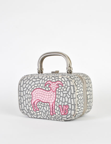 Mr. Dino Vintage Capricorn Astrological Horoscope Handbag