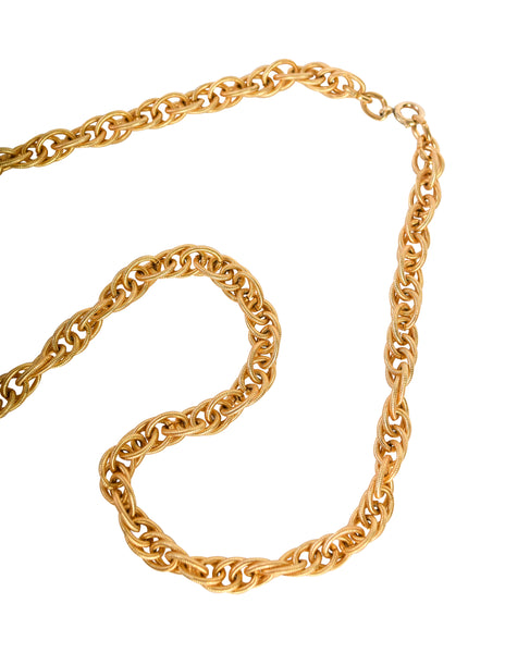 Napier Vintage 1971 Francis Fujio Gold Plated Articulated Fish on a Hook Pendant Necklace
