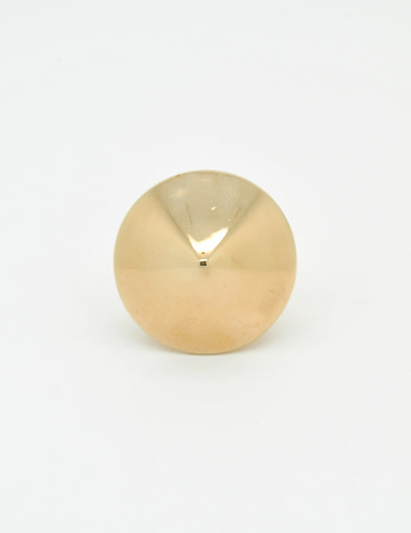 Napier Vintage Gold Conic Spike Ring