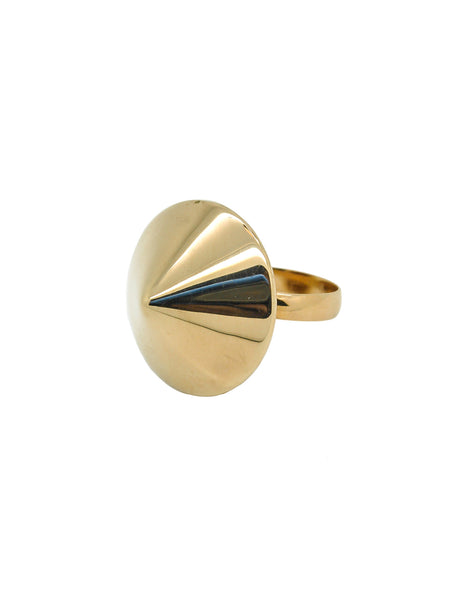 Napier Vintage Gold Conic Spike Ring