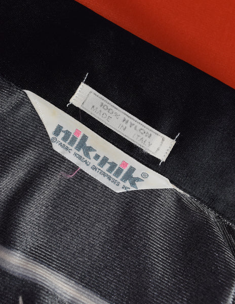 Nik Nik Vintage 1976 Red Black Car Novelty Print Button Up Shirt